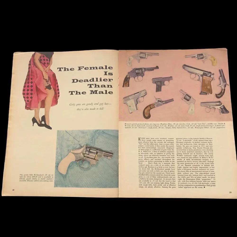Vintage June 1958 Escapade Magazine: Nelson Algren, Washington DC Cheesecake